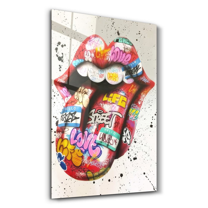 Wallity Pintura Decorativa de Vidrio Templado 46 x 72 cm